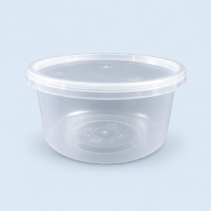 Hộp nhựa tròn 350ml (Bộ) - nội địa