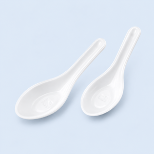 Muỗng cơm TK001 trắng