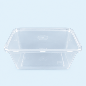 Hộp nhựa vuông 1000ml (Bộ) – nội địa
