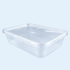 Hộp nhựa vuông 500ml (Bộ) – nội địa