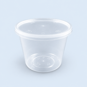 Hộp nhựa tròn 700ml (Bộ) – nội địa
