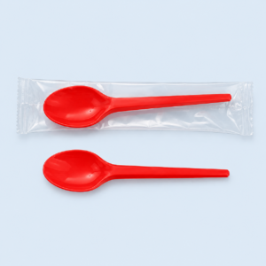 Muỗng dài (đỏ) – Bọc màng từng cái