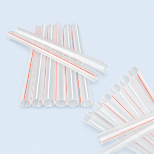 Ống trân châu Φ 14.5 sọc đỏ